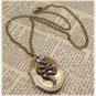 Steampunk Snake Locket Necklace Vintage Style Original Design