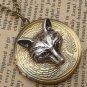 Steampunk Wolf Locket Necklace Vintage Style Original Design