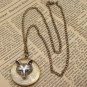 Steampunk Wolf Locket Necklace Vintage Style Original Design
