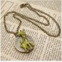 Steampunk Giraffe Locket Necklace Vintage Style Original Design