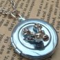 Steampunk Deer Locket Necklace Vintage Style Original Design