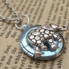Steampunk Elephant Locket Necklace Vintage Style Original Design