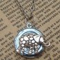 Steampunk Elephant Locket Necklace Vintage Style Original Design
