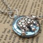Steampunk Elephant Locket Necklace Vintage Style Original Design