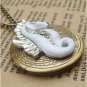 Steampunk Seahorse Locket Necklace Vintage Style Original Design