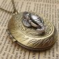 Steampunk Elephant Locket Necklace Vintage Style Original Design