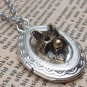 Steampunk Fox Locket Necklace Vintage Style Original Design