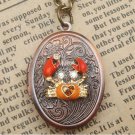 Steampunk Crab Locket Necklace Vintage Style Original Design