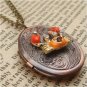 Steampunk Crab Locket Necklace Vintage Style Original Design
