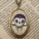 Steampunk MonkeyLocket Necklace Vintage Style Original Design