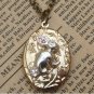 Steampunk Rabbit Locket Necklace Vintage Style Original Design