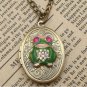 Steampunk Frog Locket Necklace Vintage Style Original Design