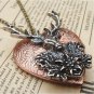 Steampunk Deer Locket Necklace Vintage Style Original Design