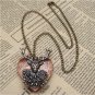 Steampunk Deer Locket Necklace Vintage Style Original Design