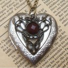 Steampunk Deer Locket Necklace Vintage Style Original Design