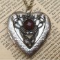 Steampunk Deer Locket Necklace Vintage Style Original Design