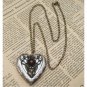 Steampunk Deer Locket Necklace Vintage Style Original Design
