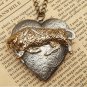 Steampunk Ox Locket Necklace Vintage Style Original Design