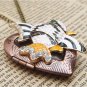 Steampunk Fish Locket Necklace Vintage Style Original Design