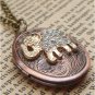 Steampunk Elephant Locket Necklace Vintage Style Original Design
