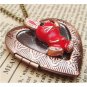 Steampunk Rabbit Locket Necklace Vintage Style Original Design