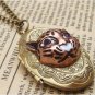 Steampunk Cougar Locket Necklace Vintage Style Original Design