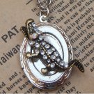 Steampunk Crocodile Locket Necklace Vintage Style Original Design