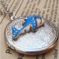 Steampunk Whale Locket Necklace Vintage Style Original Design
