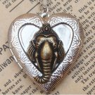 Steampunk Elephant Locket Necklace Vintage Style Original Design