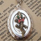 Steampunk Cayman Locket Necklace Vintage Style Original Design