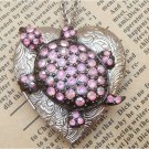 Steampunk Turtle Locket Necklace Vintage Style Original Design