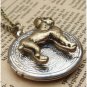 Steampunk Dog Locket Necklace Vintage Style Original Design