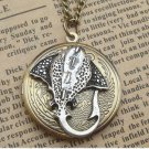 Steampunk Ray Locket Necklace Vintage Style Original Design