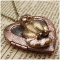 Steampunk Fox Locket Necklace Vintage Style Original Design