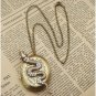 Steampunk Snake Locket Necklace Vintage Style Original Design