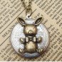 Steampunk Rabbit Locket Necklace Vintage Style Original Design