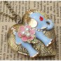 Steampunk Elephant Locket Necklace Vintage Style Original Design