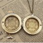 Steampunk Crane Locket Necklace Vintage Style Original Design