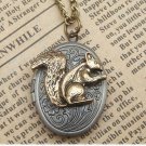 Steampunk Squirrel Locket Necklace Vintage Style Original Design