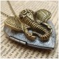 Steampunk Elephant Locket Necklace Vintage Style Original Design