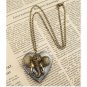 Steampunk Elephant Locket Necklace Vintage Style Original Design