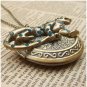 Steampunk Cougar Locket Necklace Vintage Style Original Design