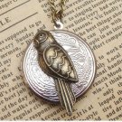 Steampunk Bird Locket Necklace Vintage Style Original Design