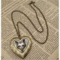Steampunk Wolf Locket Necklace Vintage Style Original Design