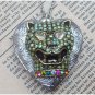 Steampunk Cougar Locket Necklace Vintage Style Original Design