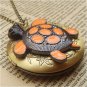 Steampunk Turtle Locket Necklace Vintage Style Original Design