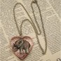 Steampunk Elephant Locket Necklace Vintage Style Original Design
