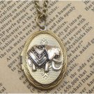 Steampunk Elephant Locket Necklace Vintage Style Original Design