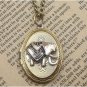 Steampunk Elephant Locket Necklace Vintage Style Original Design