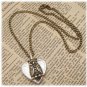 Steampunk Owl Locket Necklace Vintage Style Original Design